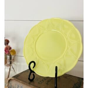 Sandwich Plate 8 1/2" Newport Platonite Yellow by Hazel-Atlas Replacement